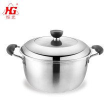 Stainless steel cookware soup pot stock pot America style